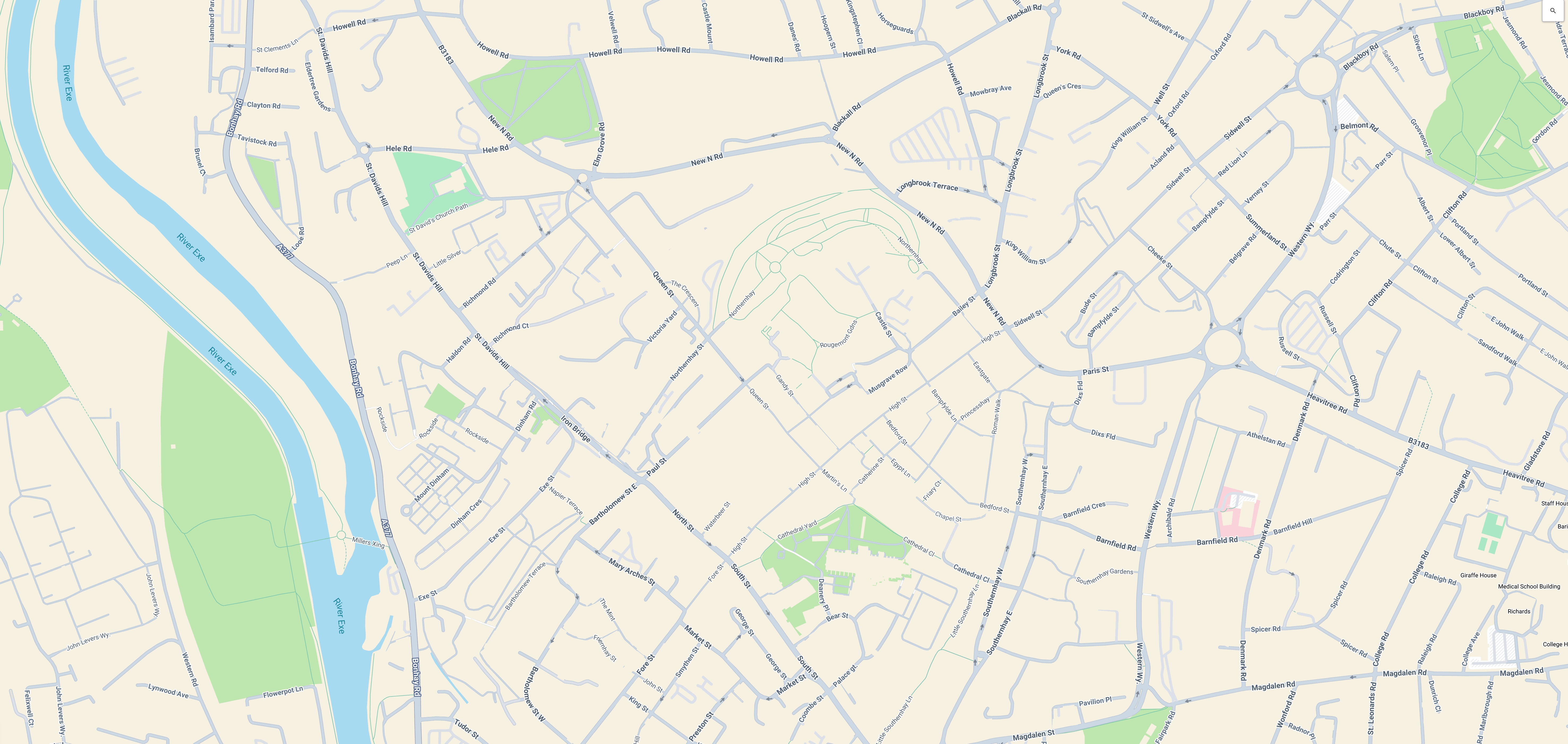 Map showing location of dental practice